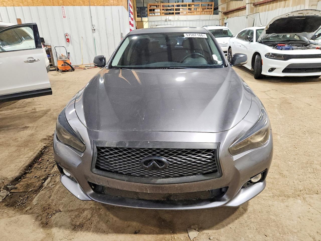 2014 Infiniti Q50 Hybrid Sport Charcoal vin: JN1AV7ARXEM703149