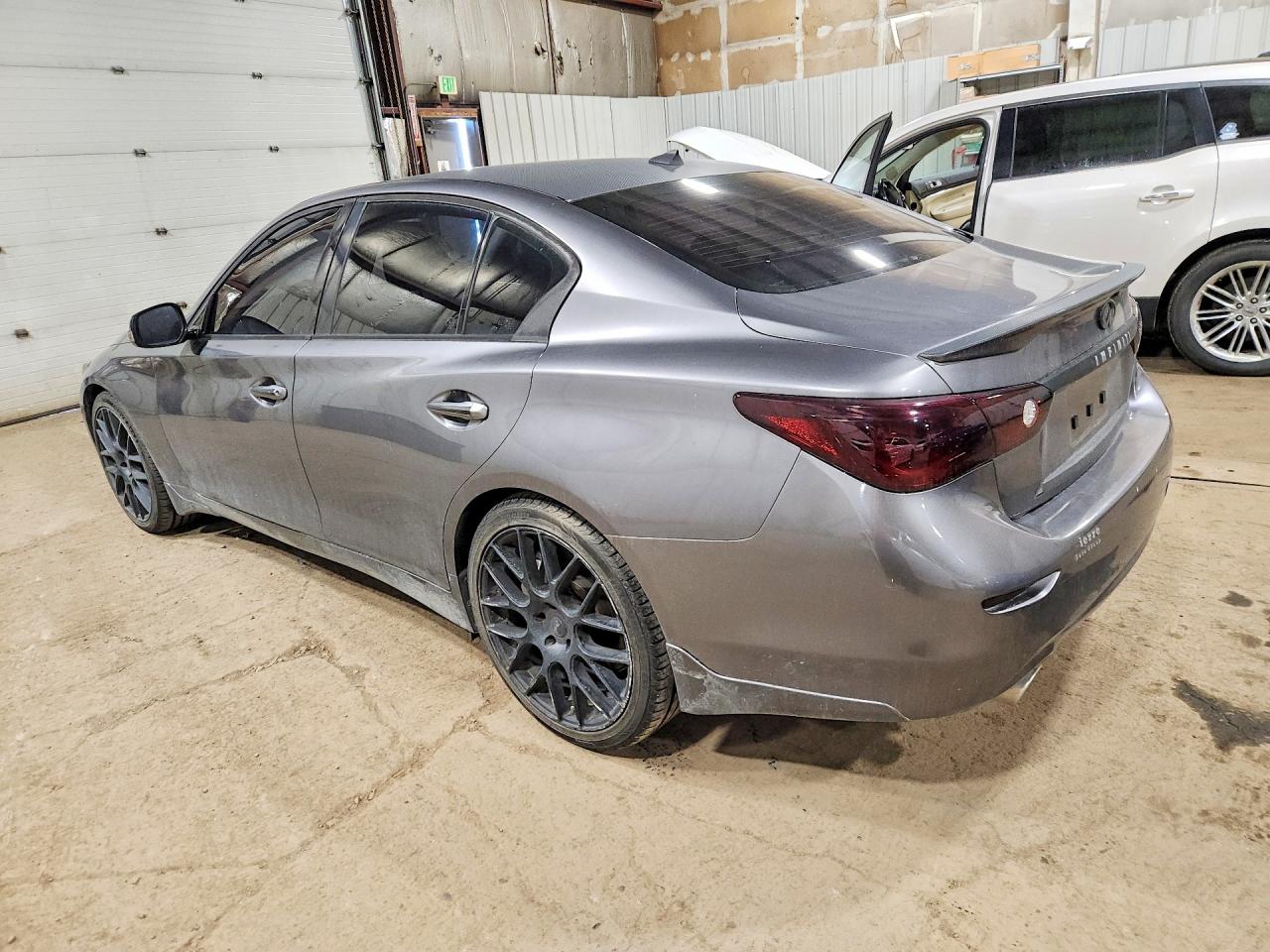 2014 Infiniti Q50 Hybrid Sport Charcoal vin: JN1AV7ARXEM703149