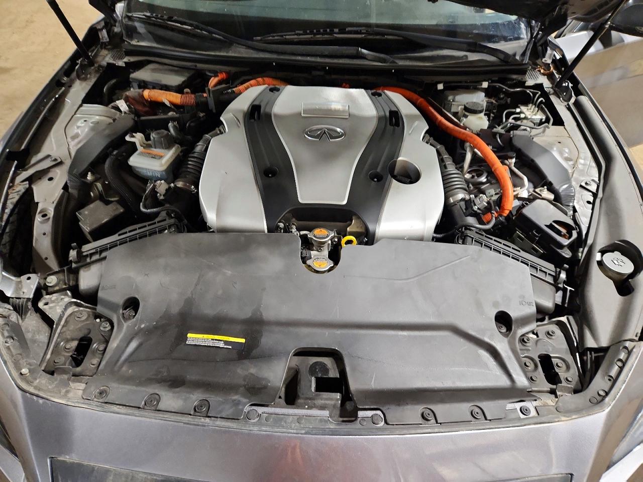 2014 Infiniti Q50 Hybrid Sport Charcoal vin: JN1AV7ARXEM703149