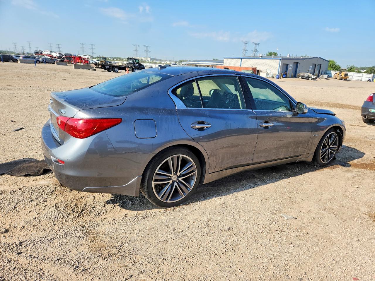2017 Infiniti Q50 Hybrid Gray vin: JN1AV7ARXHM900083