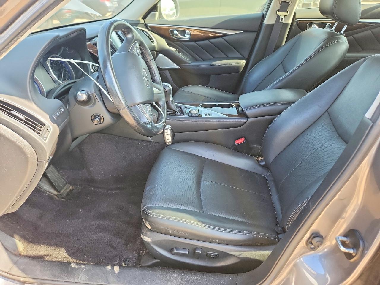 2017 Infiniti Q50 Hybrid Gray vin: JN1AV7ARXHM900083