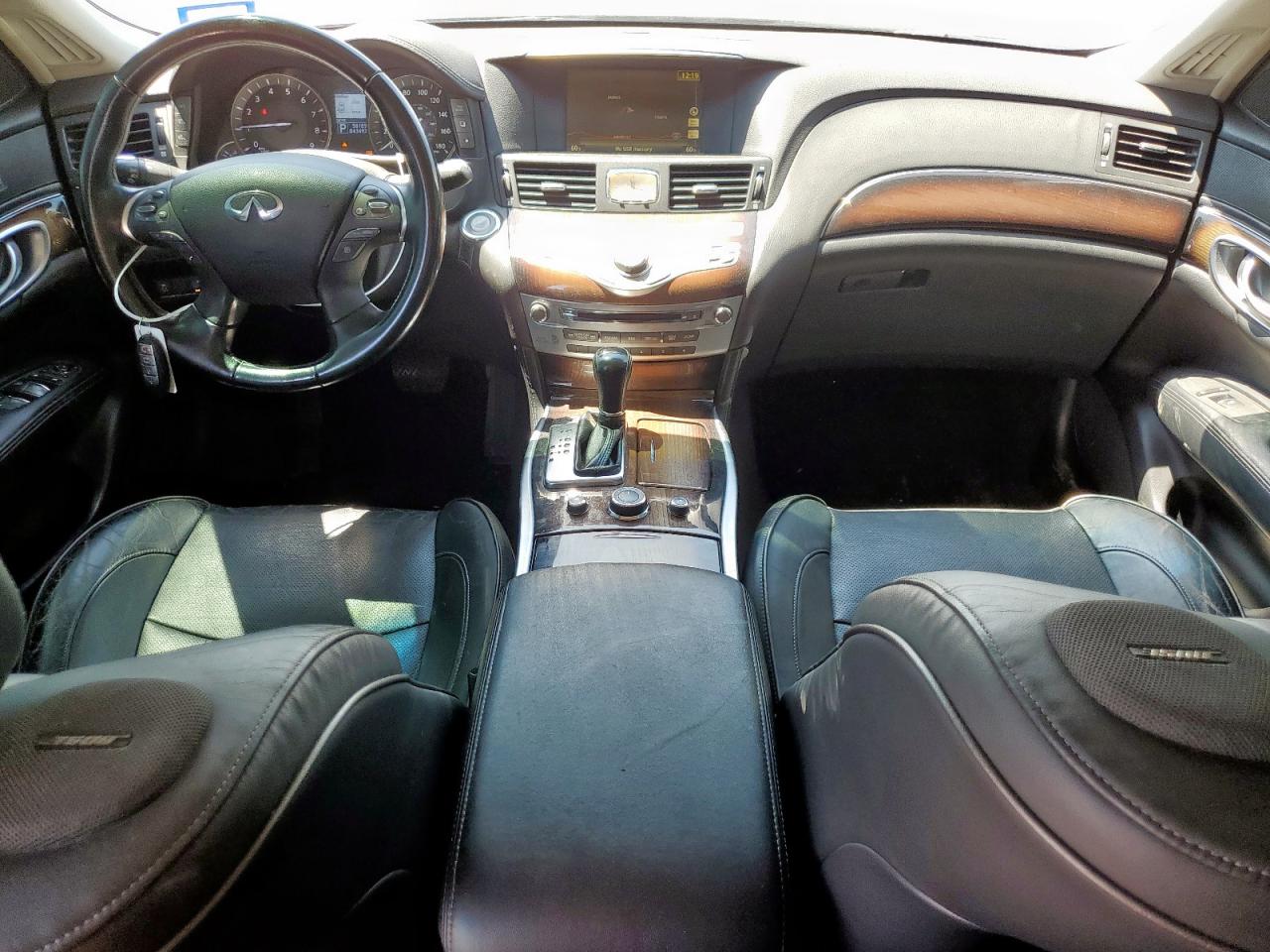 2012 Infiniti M56 Black vin: JN1AY1AP2CM530209