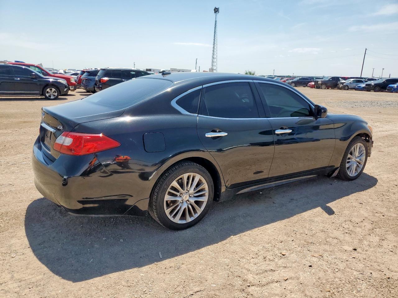 2012 Infiniti M56 Black vin: JN1AY1AP2CM530209