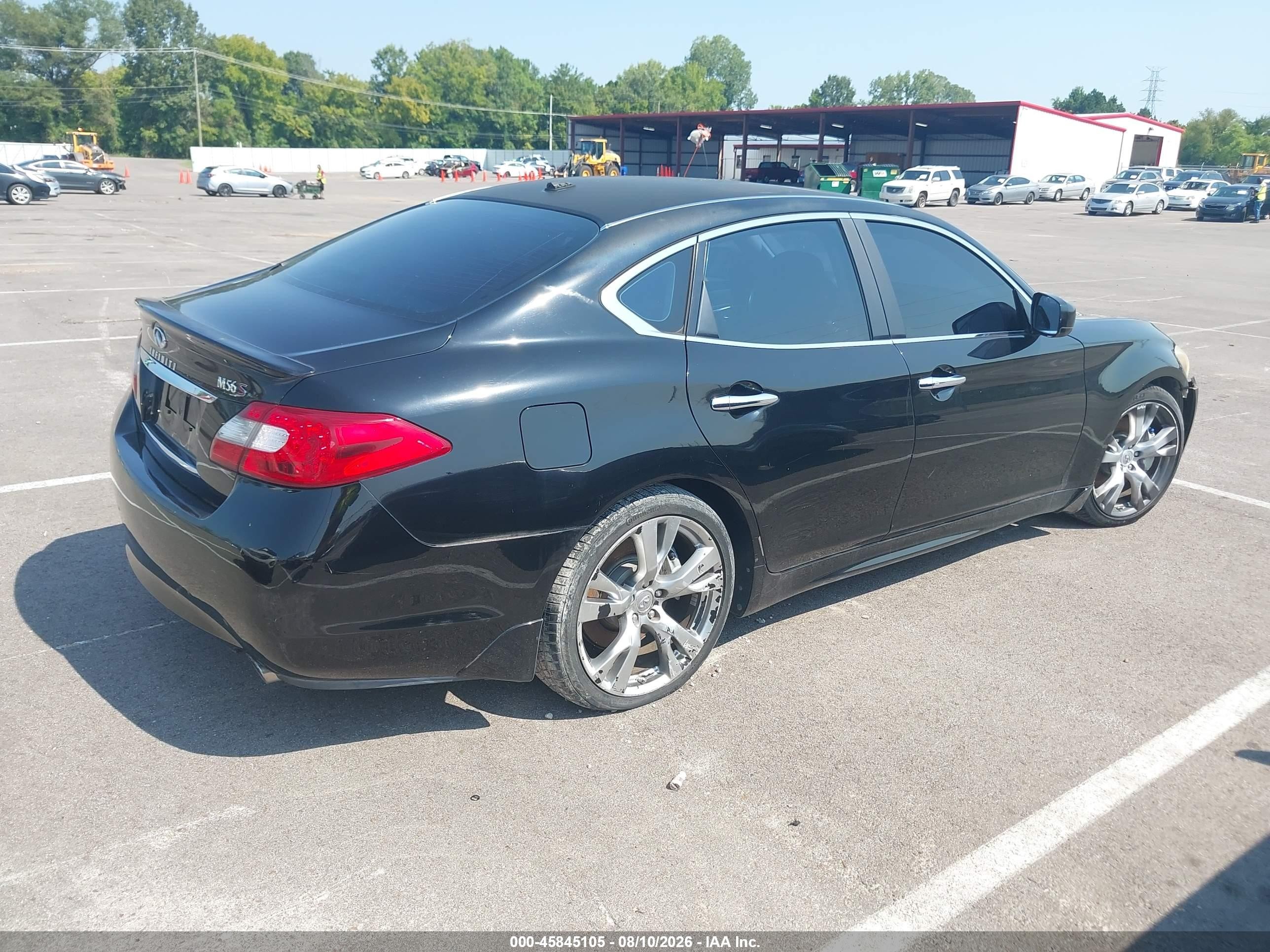 2011 Infiniti M56 Black vin: JN1AY1AP5BM520059