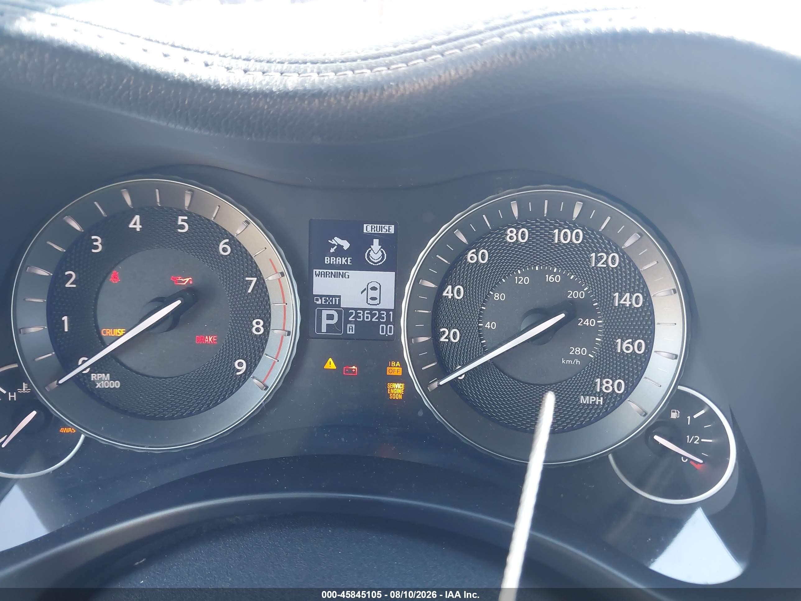 2011 Infiniti M56 Black vin: JN1AY1AP5BM520059