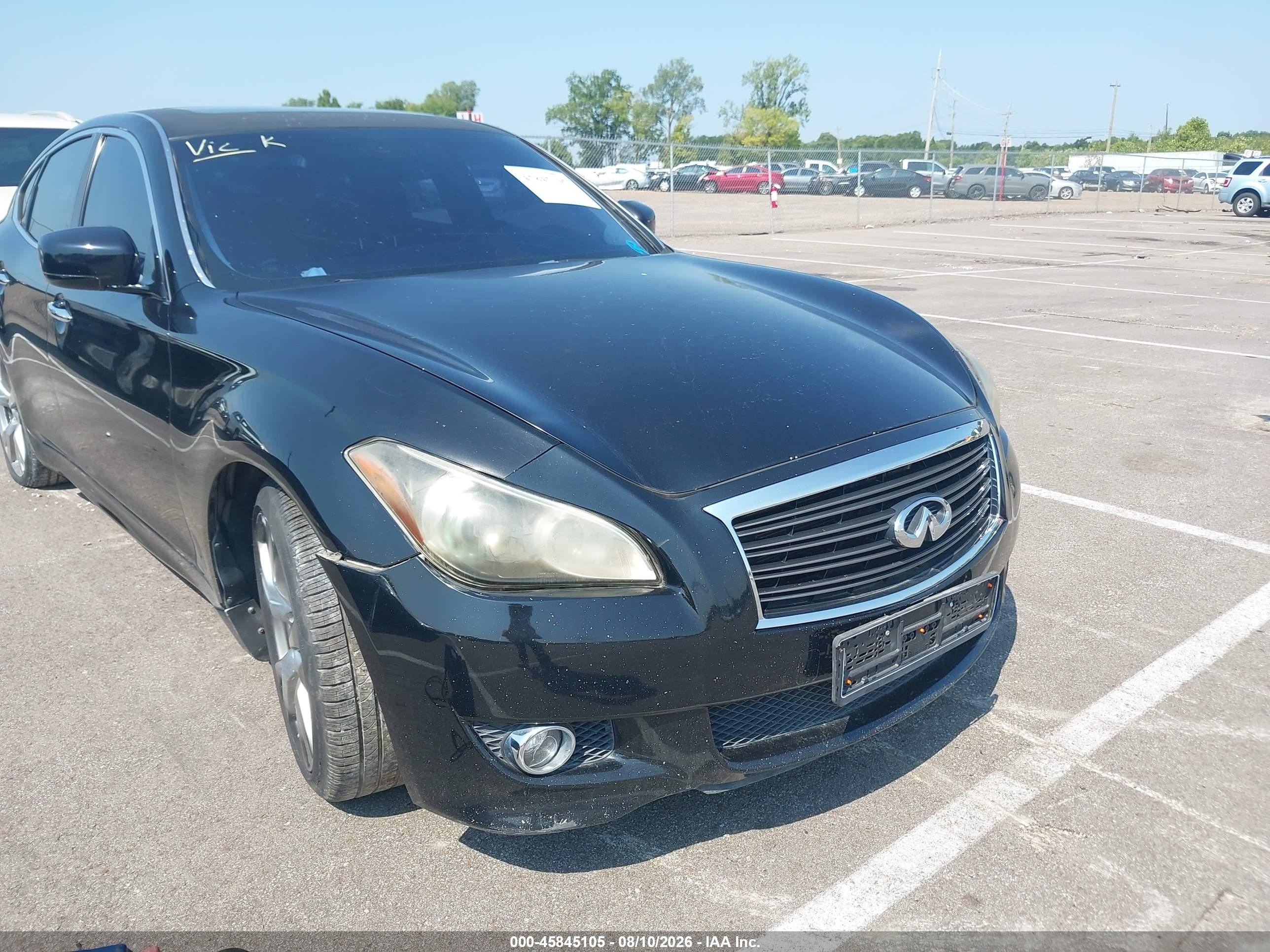 2011 Infiniti M56   Black vin: JN1AY1AP5BM520059
