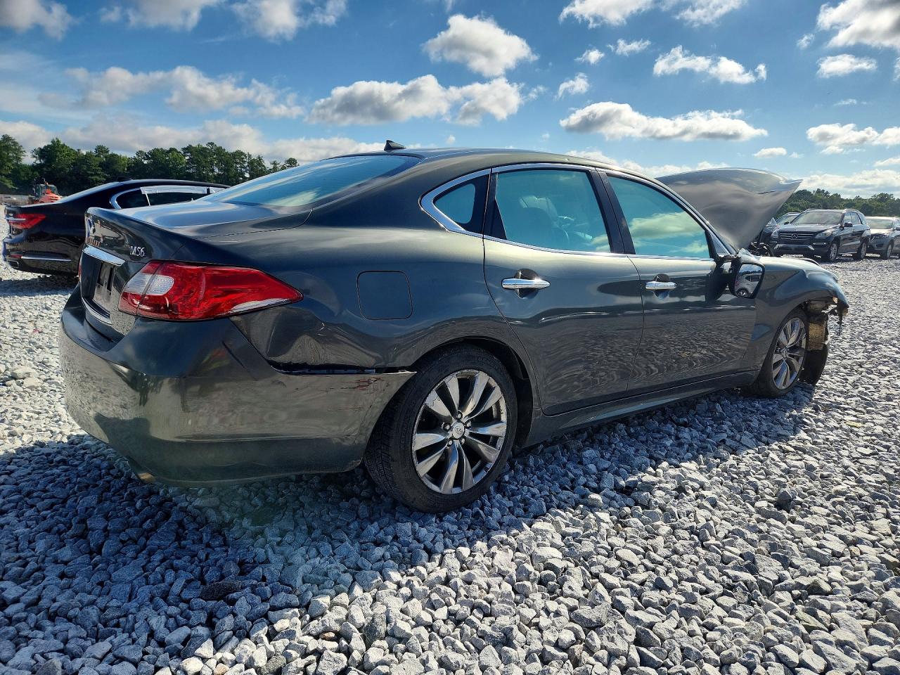 2011 Infiniti M56 Base Gray vin: JN1AY1AP5BM520322
