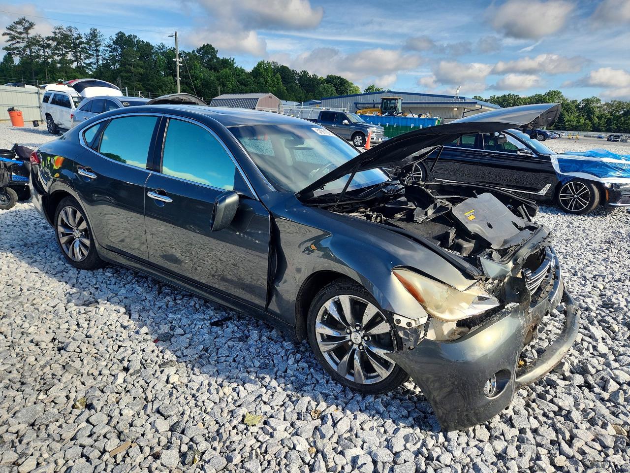 2011 Infiniti M56 Base Gray vin: JN1AY1AP5BM520322
