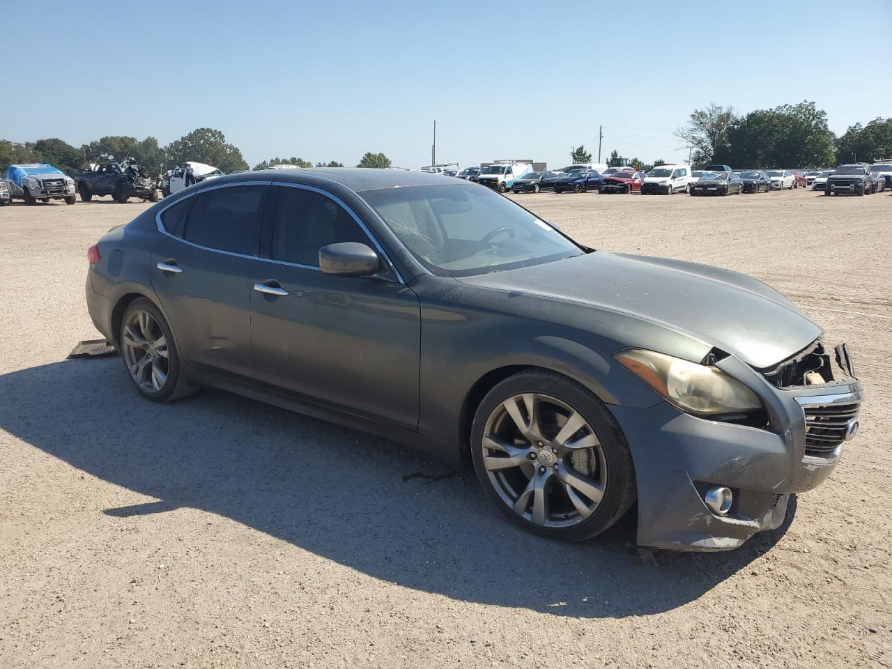 2012 Infiniti M56 Gray vin: JN1AY1AP5CM530401