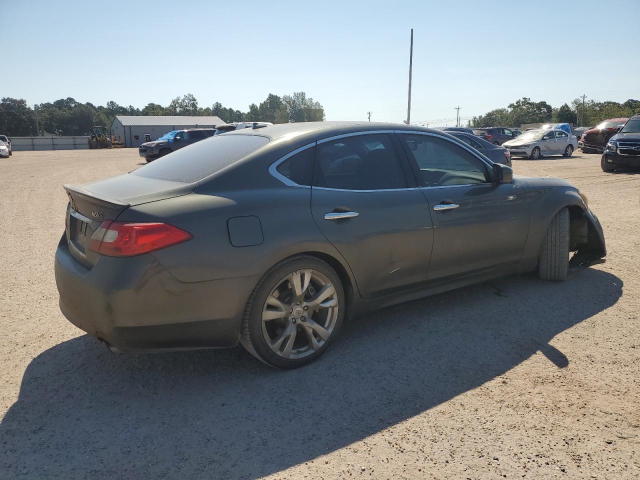 2012 Infiniti M56 Gray vin: JN1AY1AP5CM530401
