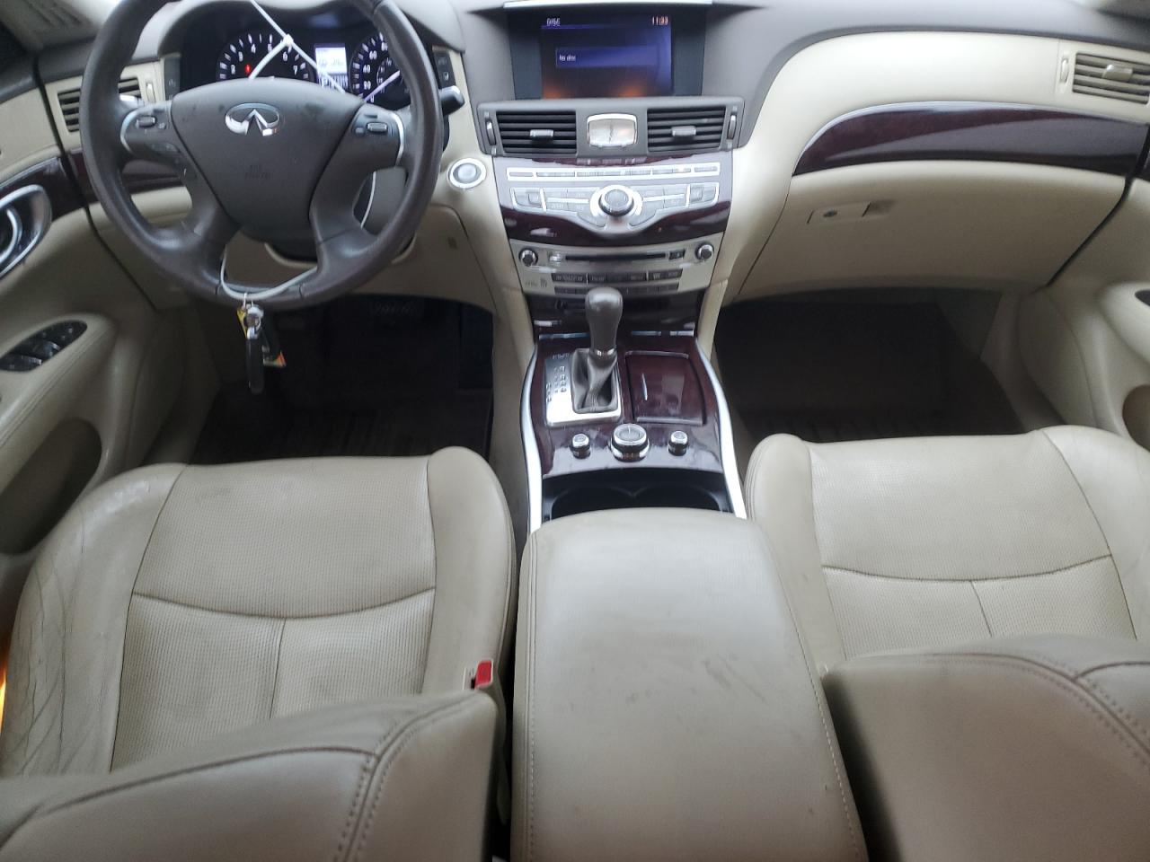 2013 Infiniti M56 X   White vin: JN1AY1AR0DM590105
