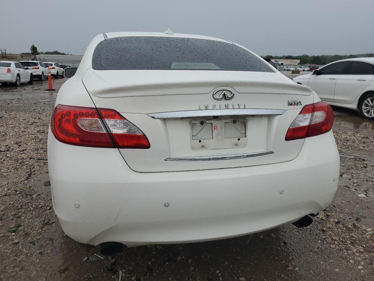 2013 Infiniti M56 X   White vin: JN1AY1AR0DM590105