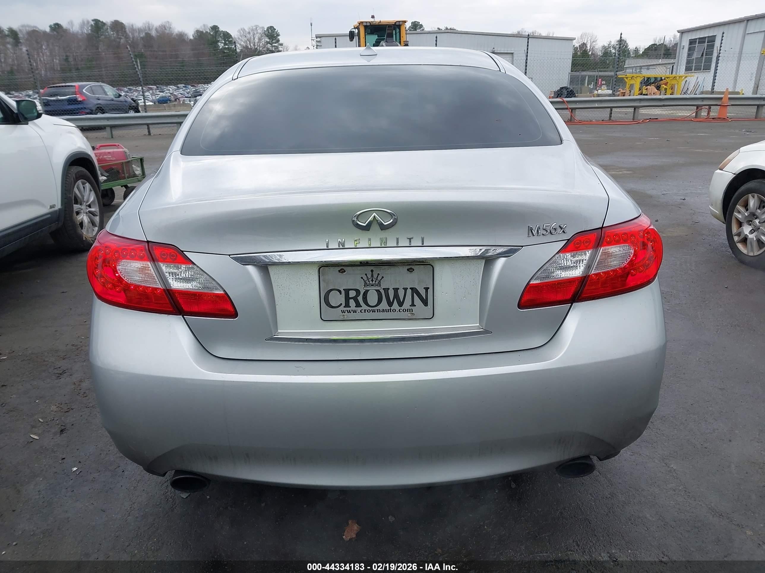2012 Infiniti M56x   Silver vin: JN1AY1AR2CM580349