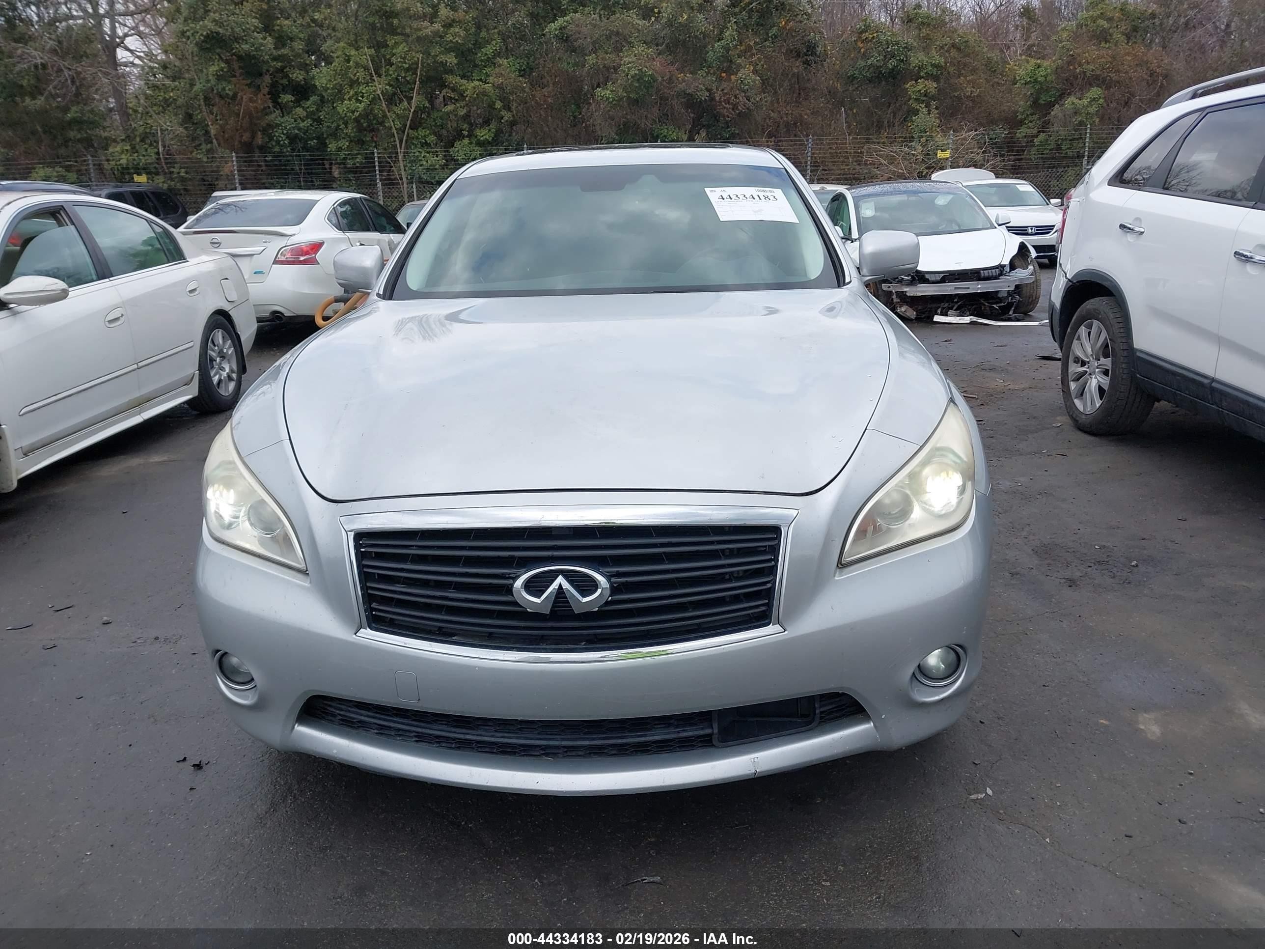 2012 Infiniti M56x   Silver vin: JN1AY1AR2CM580349