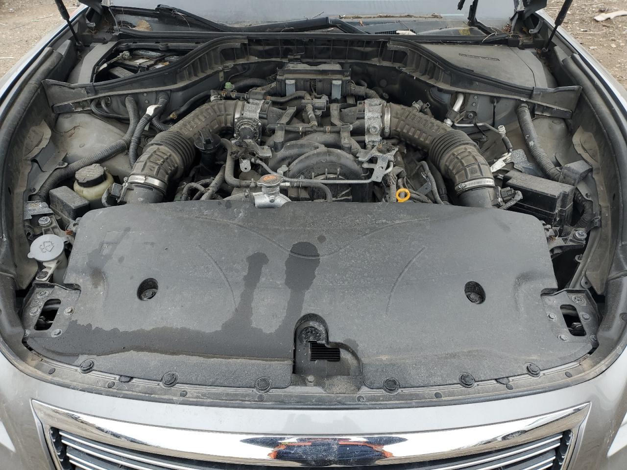 2012 Infiniti M56 X Silver vin: JN1AY1AR4CM580353