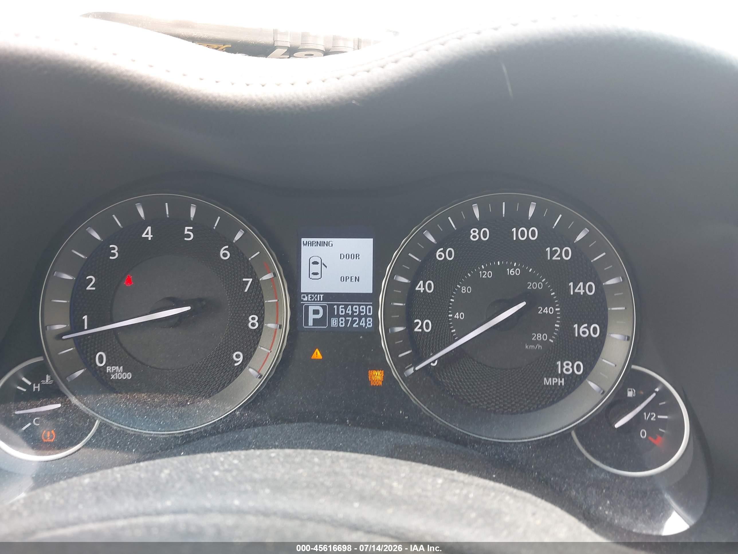 2012 Infiniti M56x   Black vin: JN1AY1AR5CM580202