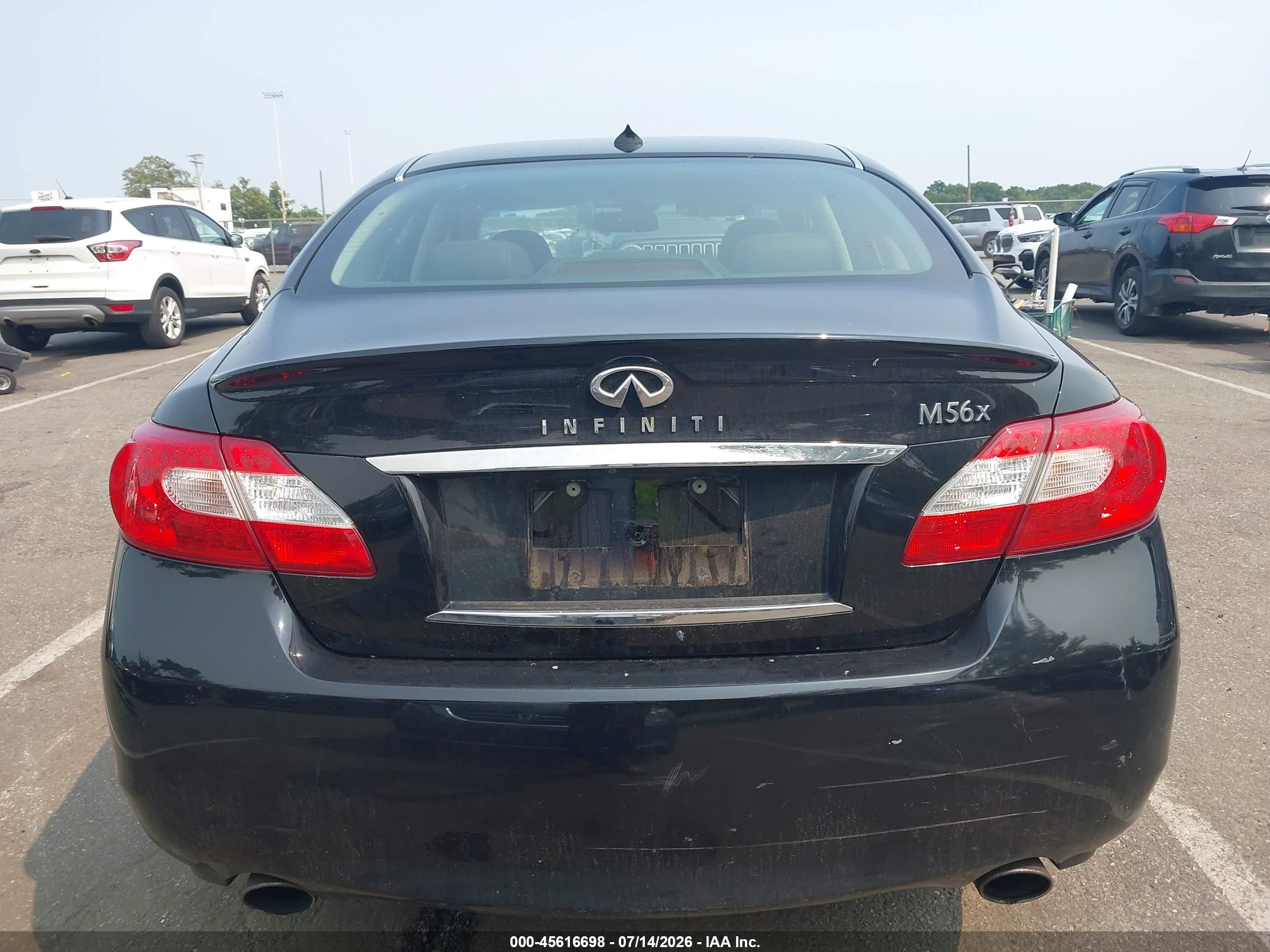 2012 Infiniti M56x   Black vin: JN1AY1AR5CM580202