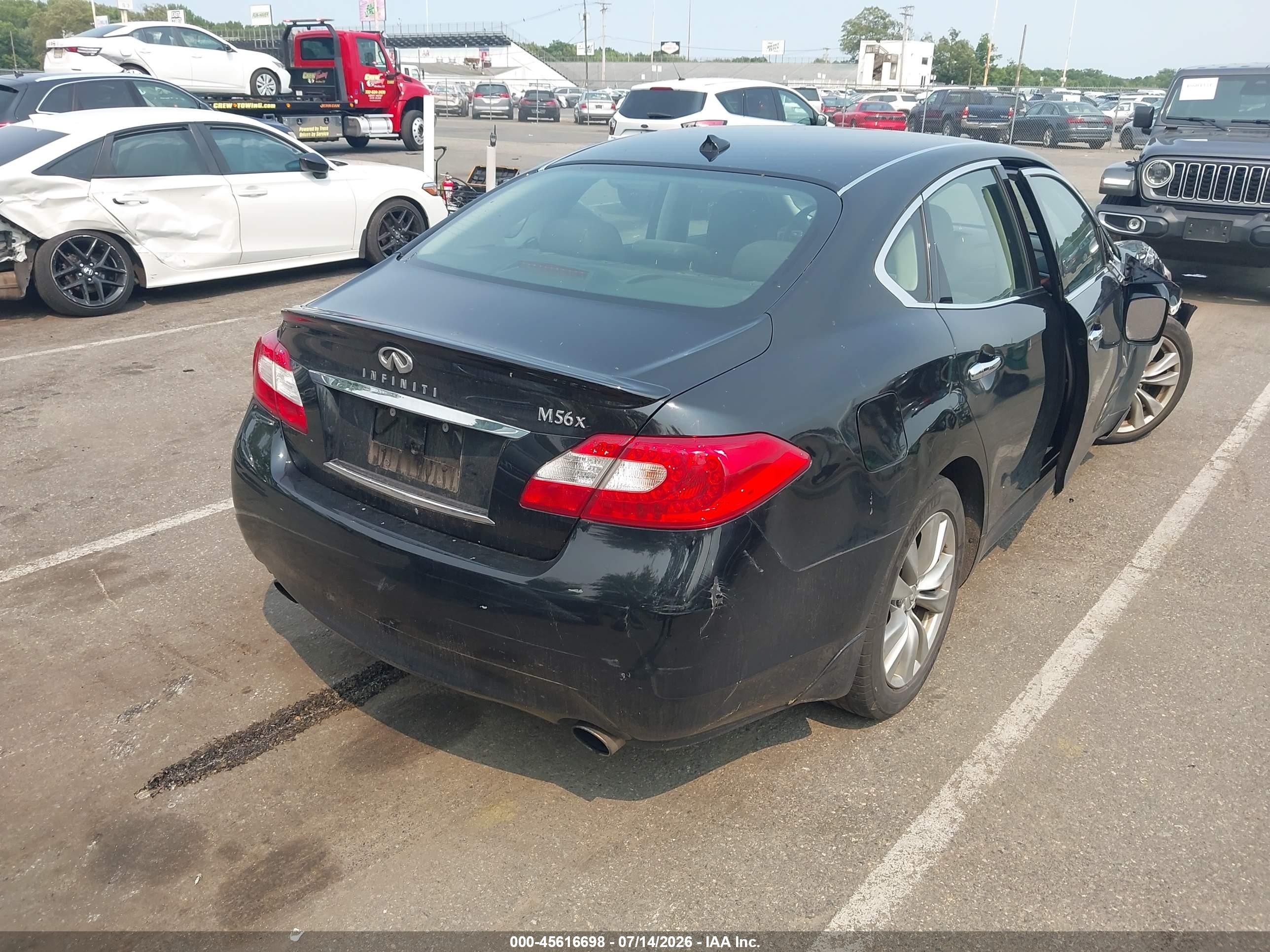2012 Infiniti M56x   Black vin: JN1AY1AR5CM580202