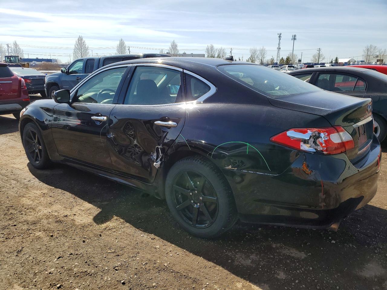 2012 Infiniti M56 X Black vin: JN1AY1AR7CM580251