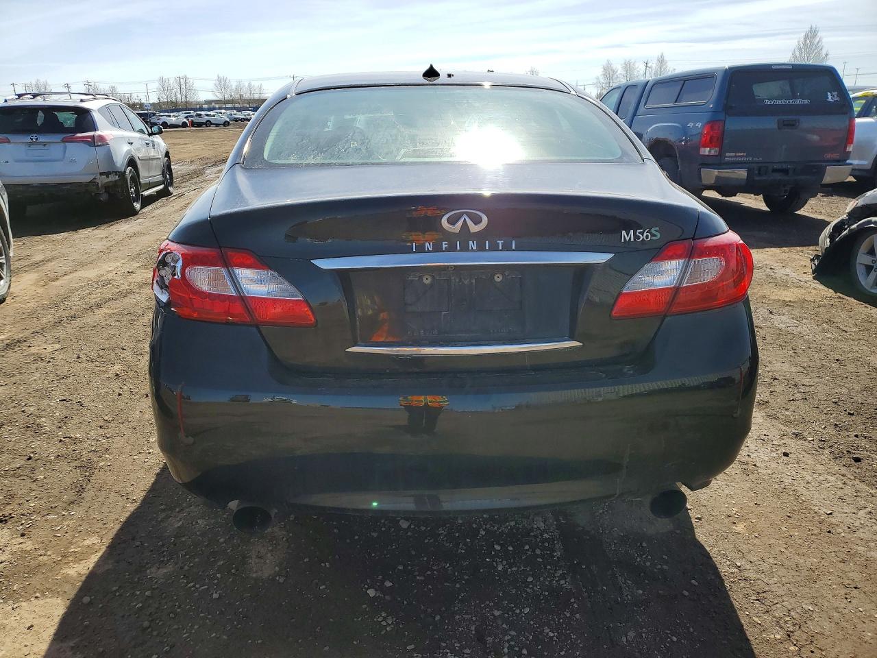 2012 Infiniti M56 X Black vin: JN1AY1AR7CM580251