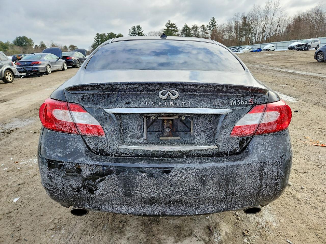 2013 Infiniti M56 X Black vin: JN1AY1AR8DM590045