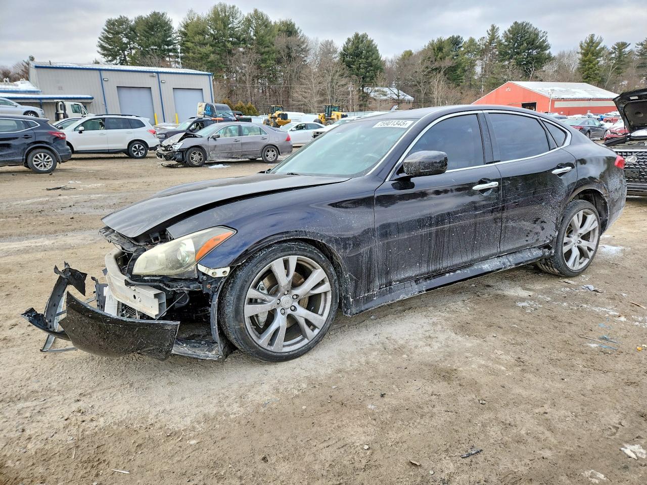 2013 Infiniti M56 X Black vin: JN1AY1AR8DM590045