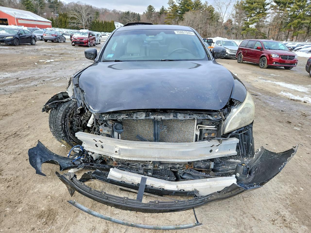 2013 Infiniti M56 X Black vin: JN1AY1AR8DM590045
