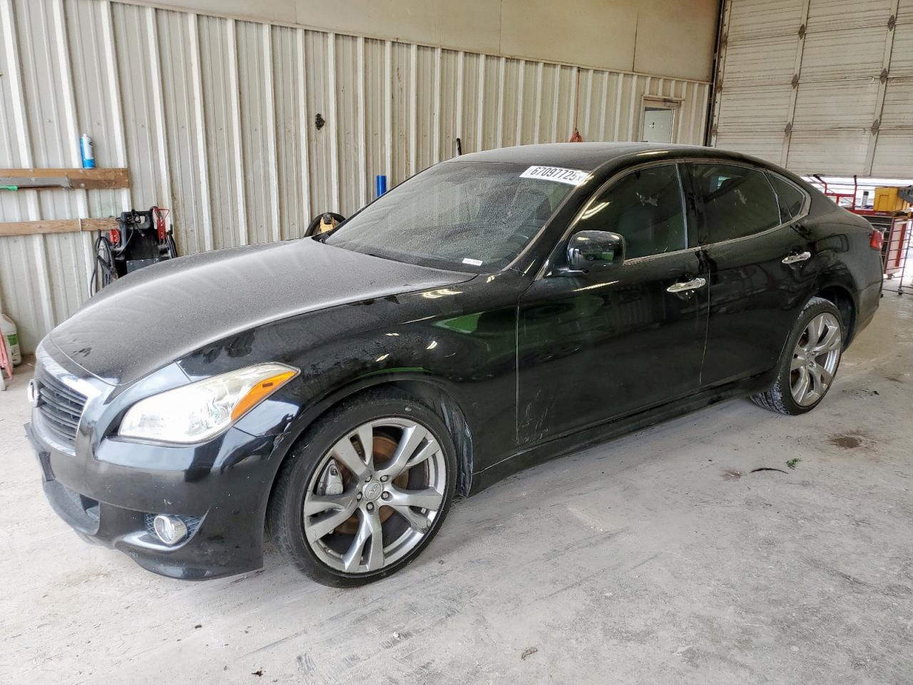 2013 Infiniti M56 X   Black vin: JN1AY1AR8DM590062