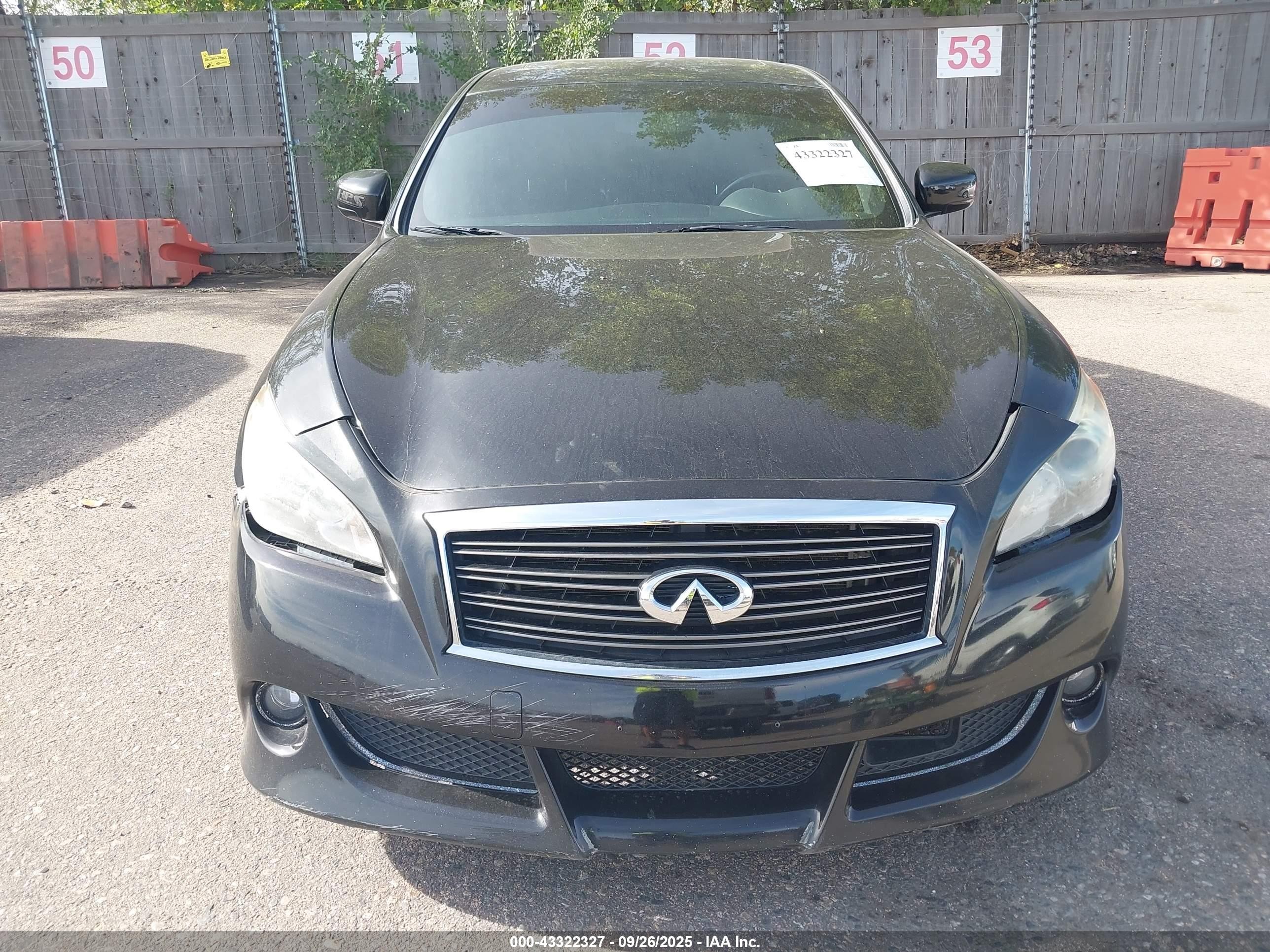 2013 Infiniti M56x   Black vin: JN1AY1ARXDM590113