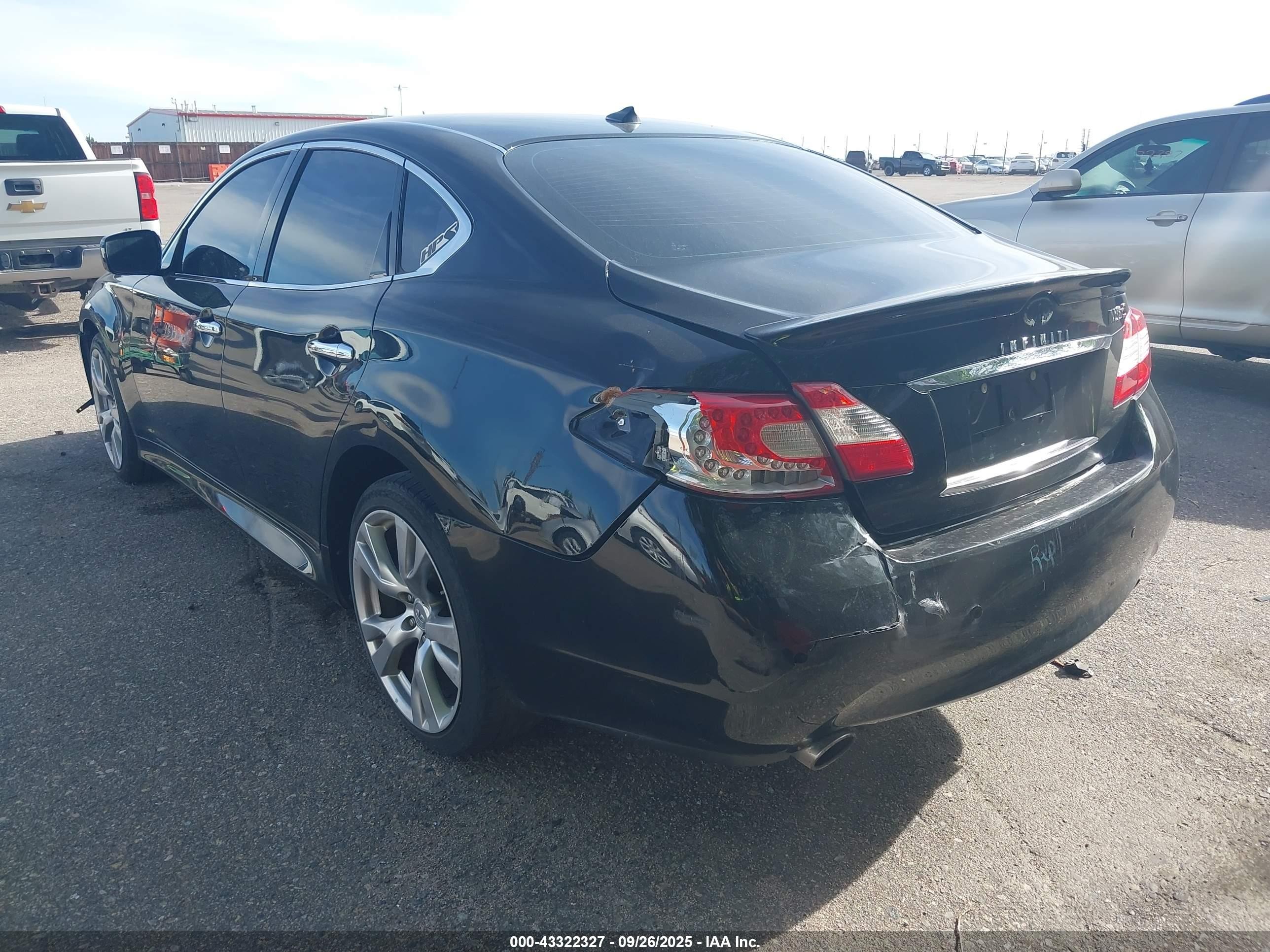 2013 Infiniti M56x   Black vin: JN1AY1ARXDM590113