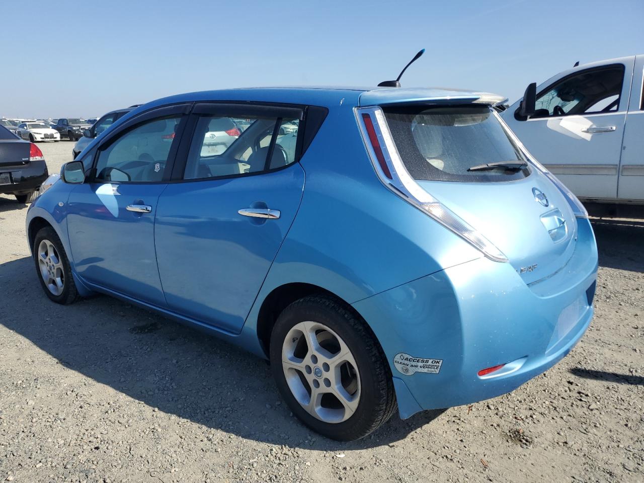 2011 Nissan Leaf Sv Blue vin: JN1AZ0CP0BT001477