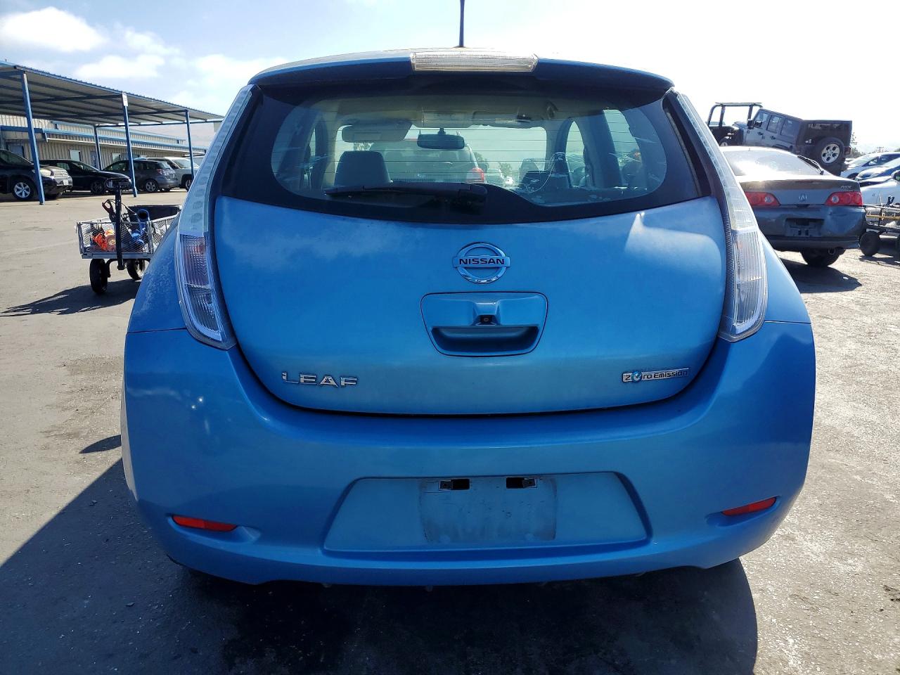 2011 Nissan Leaf Sv Blue vin: JN1AZ0CP0BT006484