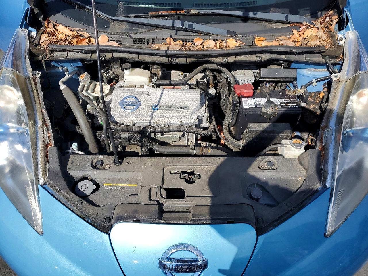 2011 Nissan Leaf Sv Blue vin: JN1AZ0CP0BT006484