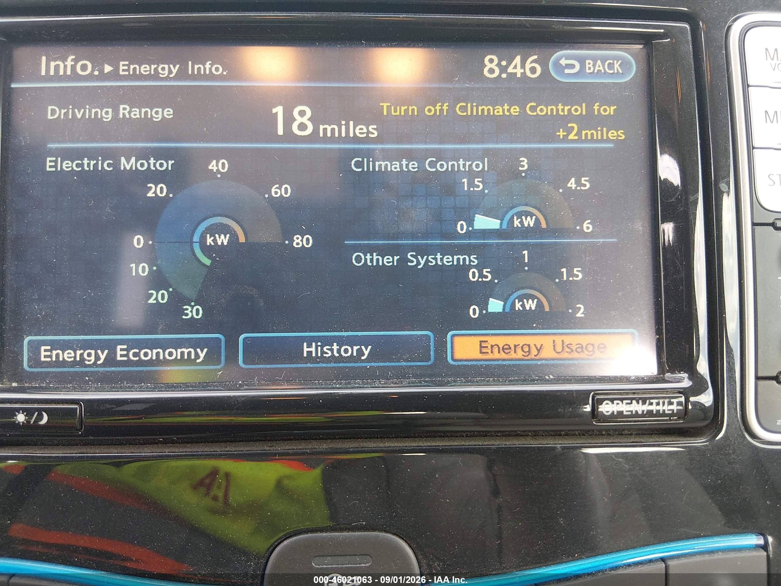2012 Nissan Leaf Sl White vin: JN1AZ0CP0CT016997