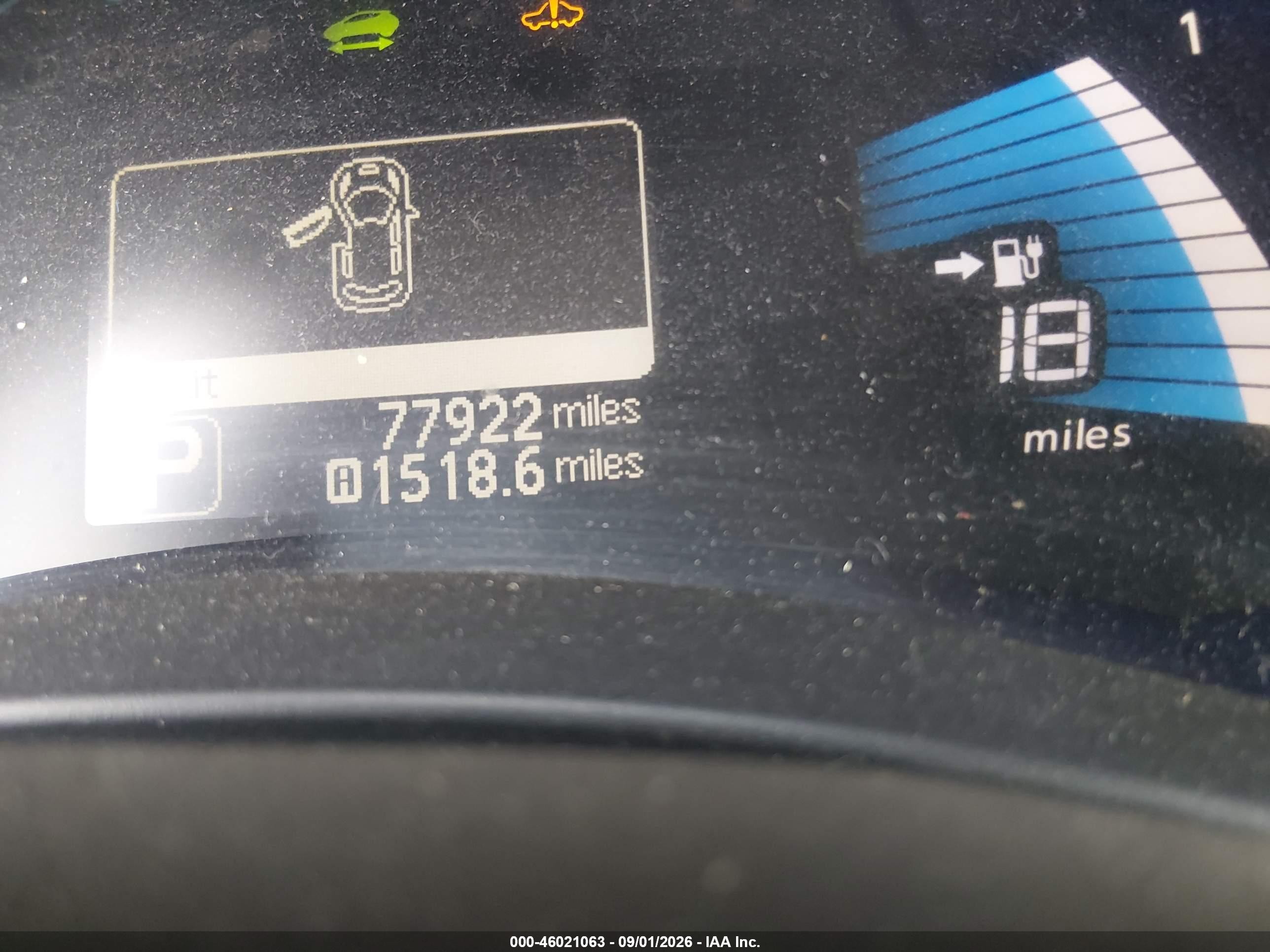 2012 Nissan Leaf Sl White vin: JN1AZ0CP0CT016997