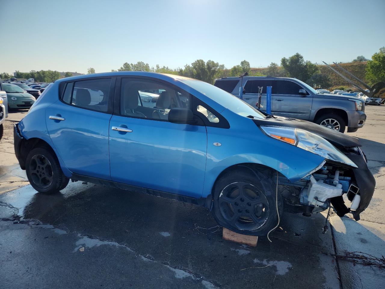 2011 Nissan Leaf Sv Двухцветный vin: JN1AZ0CP1BT004680