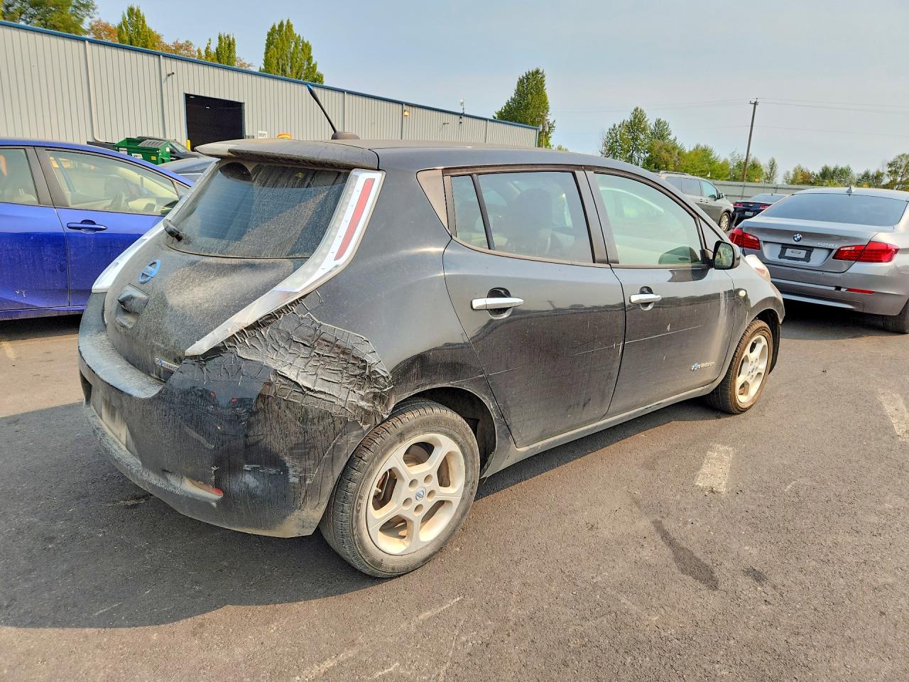 2012 Nissan Leaf Sv Black vin: JN1AZ0CP1CT022825