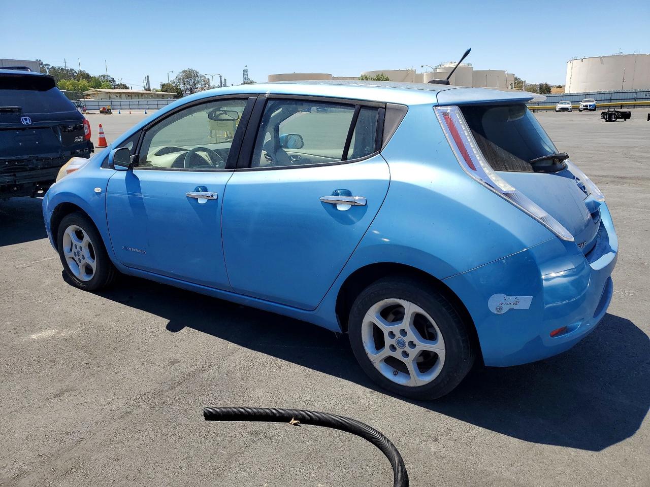 2011 Nissan Leaf Sv Blue vin: JN1AZ0CP2BT002016