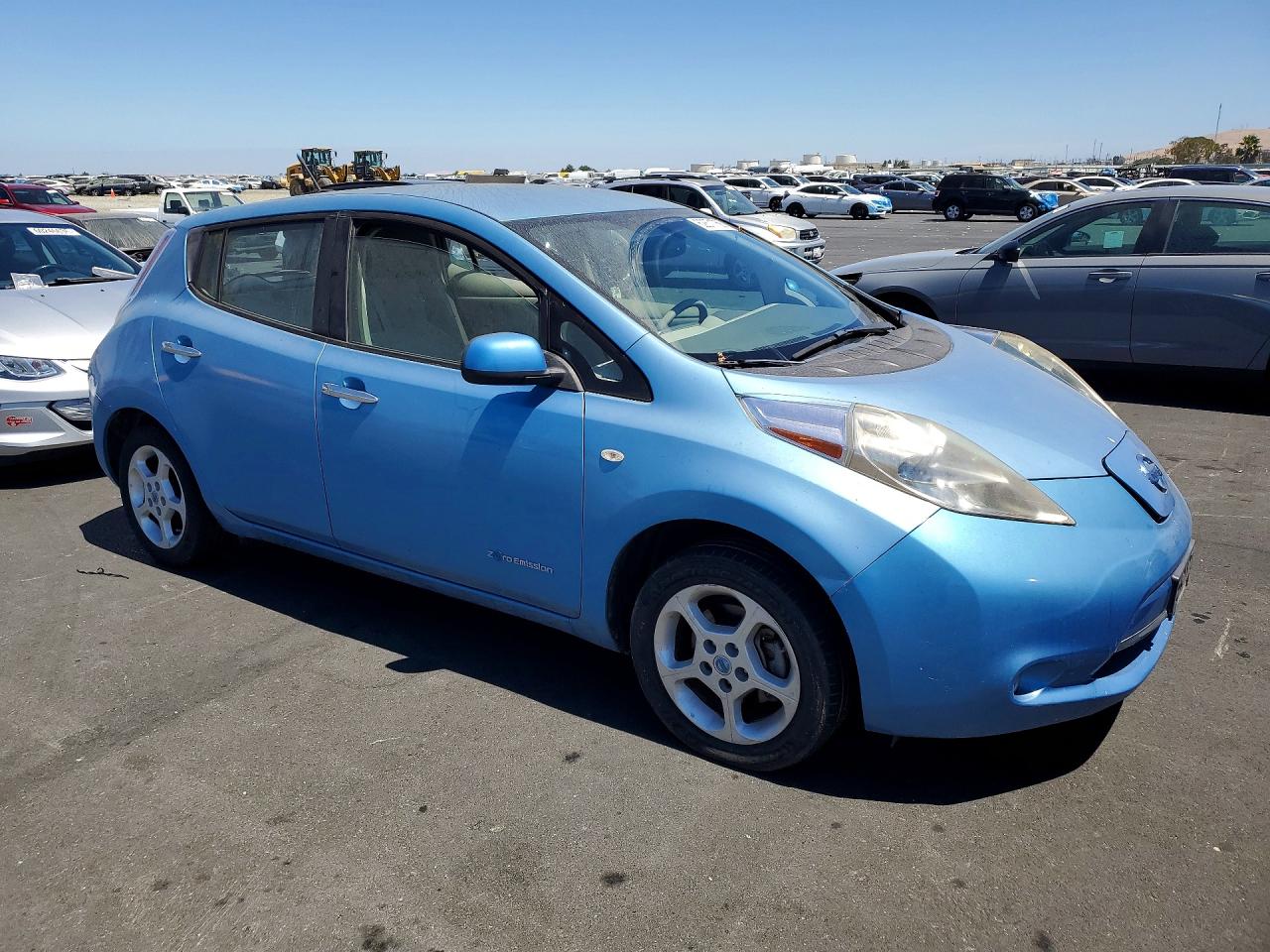 2011 Nissan Leaf Sv Blue vin: JN1AZ0CP2BT002016