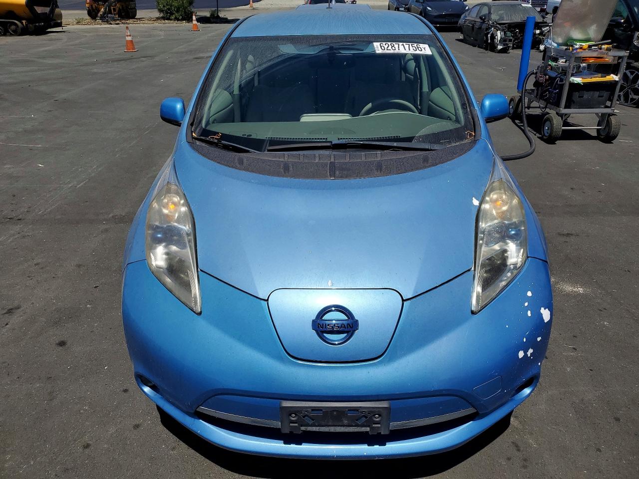 2011 Nissan Leaf Sv Blue vin: JN1AZ0CP2BT002016
