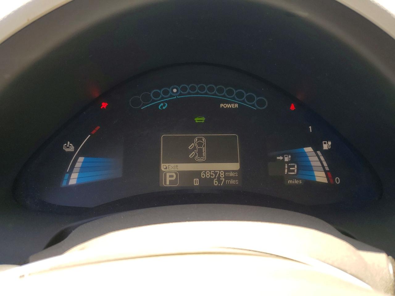 2011 Nissan Leaf Sv Blue vin: JN1AZ0CP2BT002016