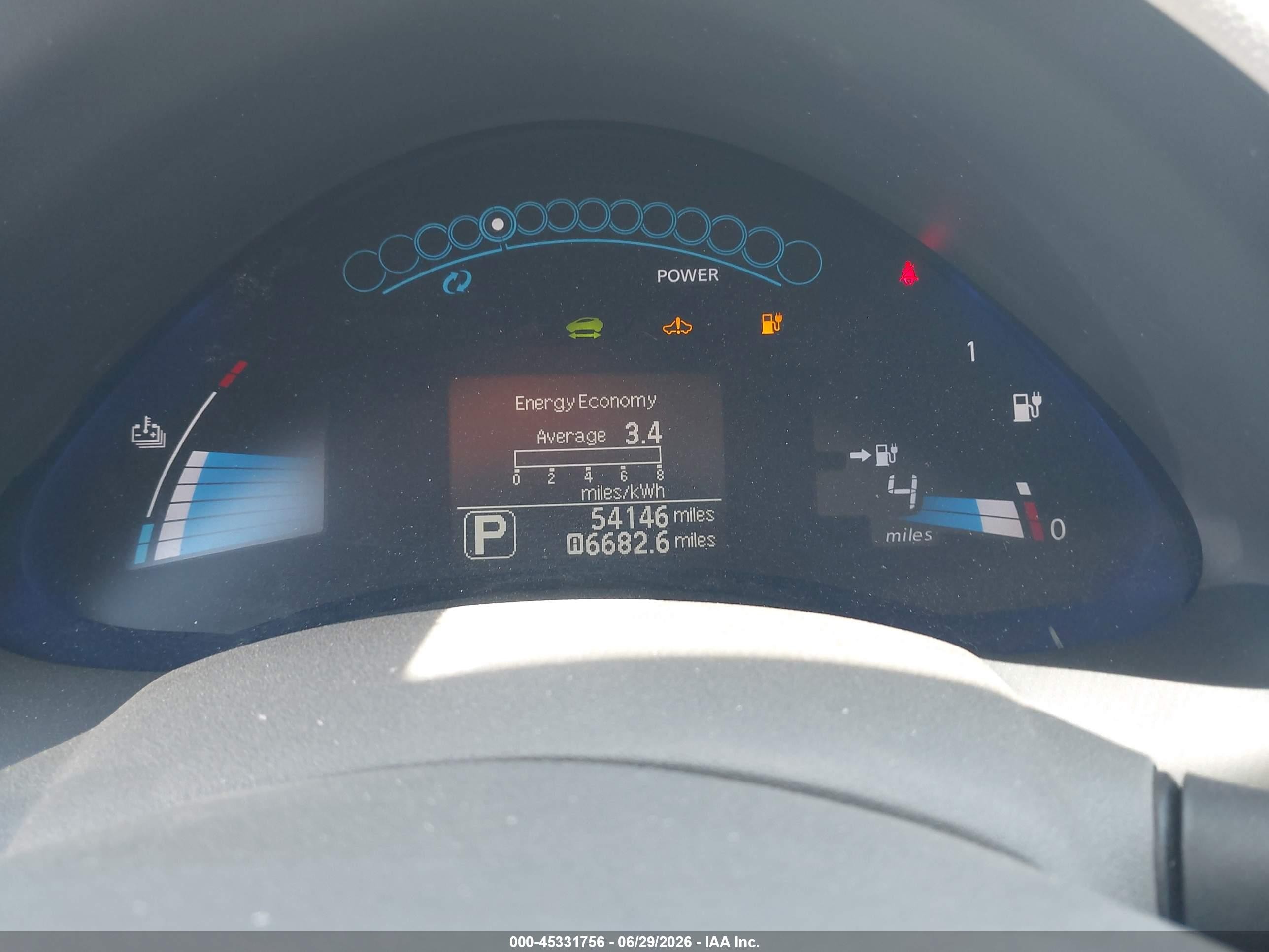2011 Nissan Leaf Sl Cream vin: JN1AZ0CP2BT002162