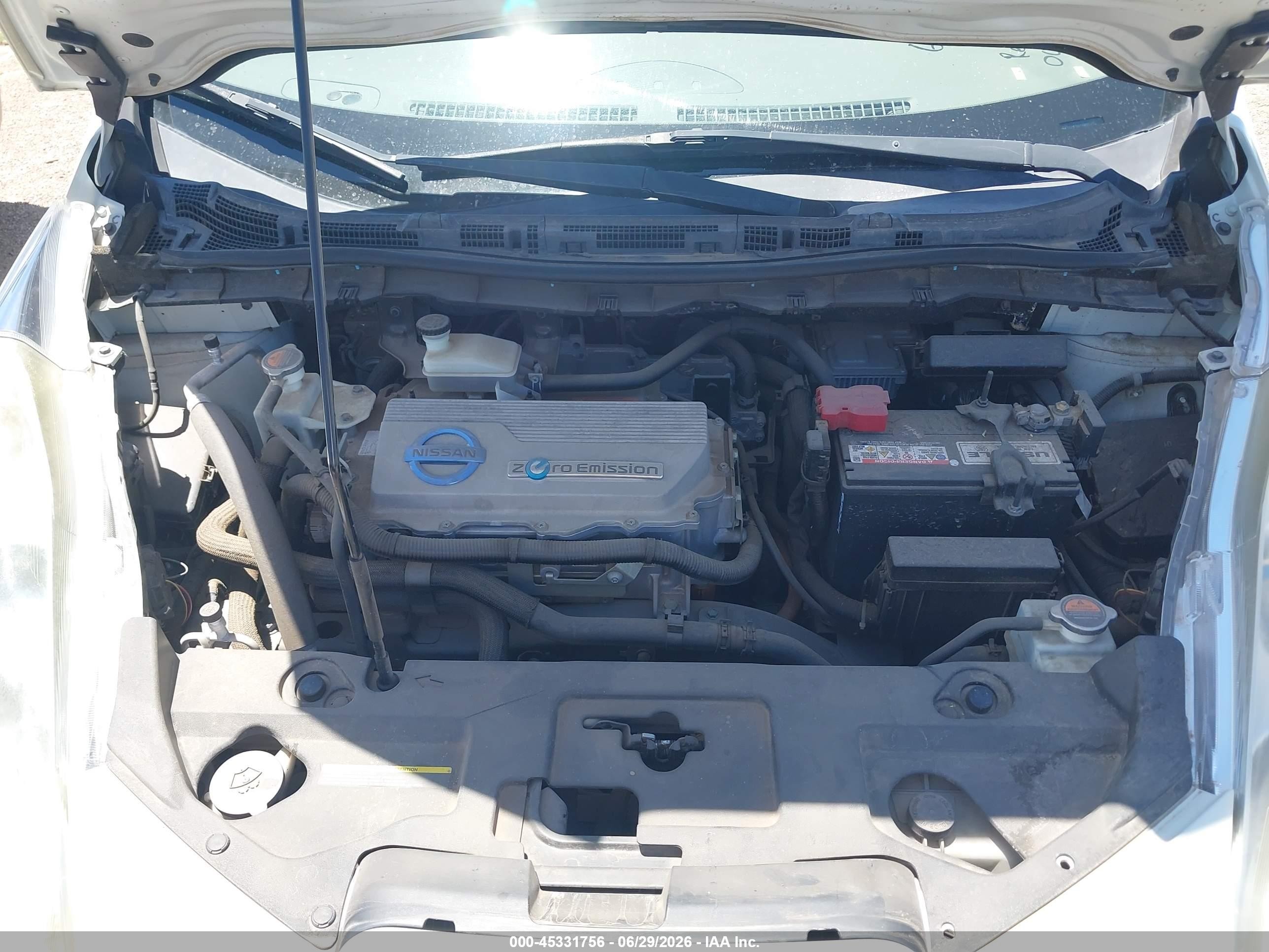 2011 Nissan Leaf Sl Cream vin: JN1AZ0CP2BT002162