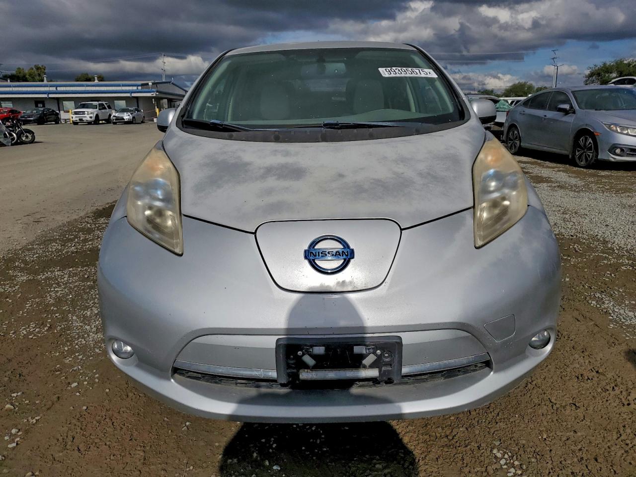 2011 Nissan Leaf Sv Gray vin: JN1AZ0CP2BT002517