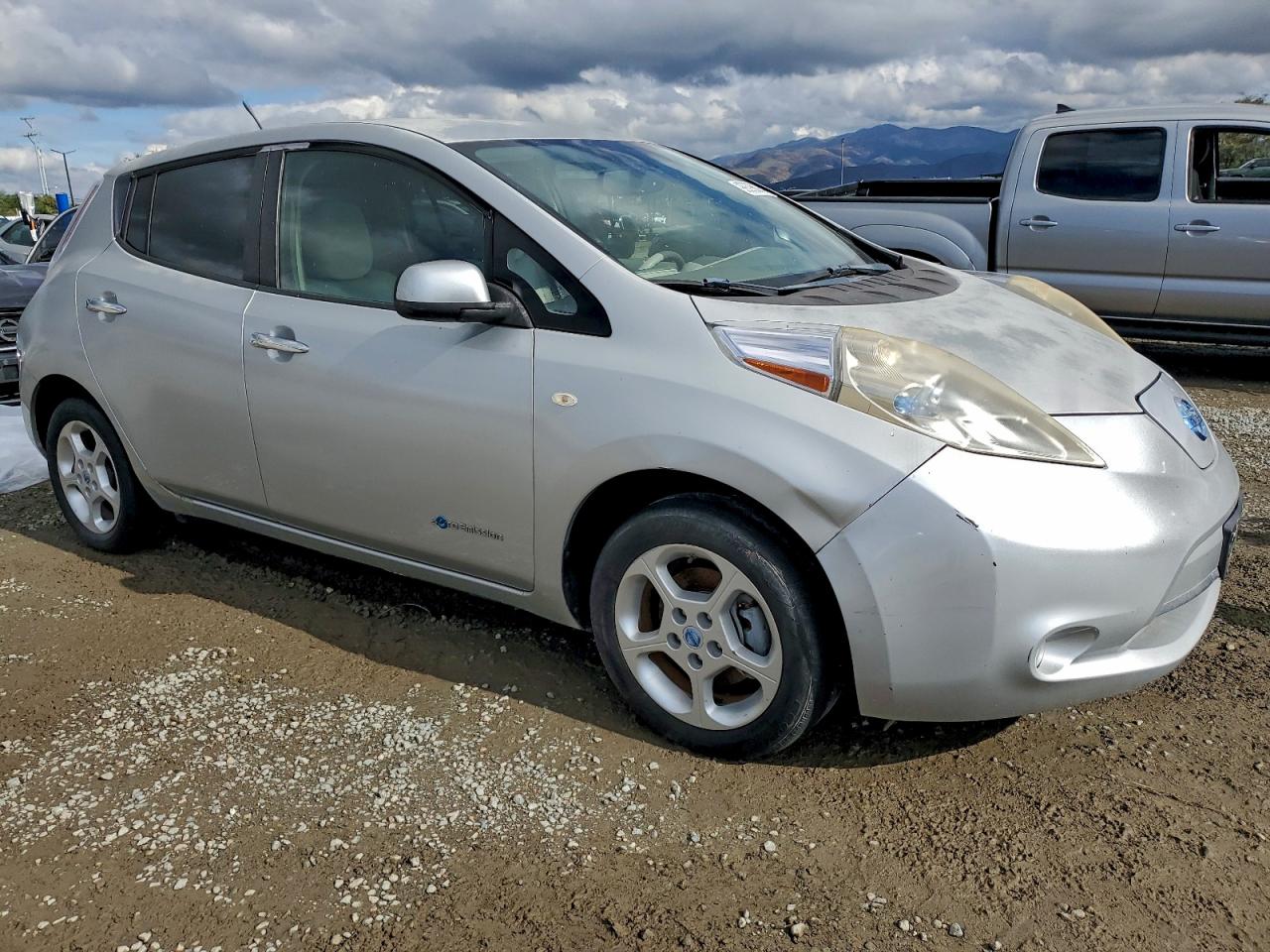 2011 Nissan Leaf Sv Gray vin: JN1AZ0CP2BT002517