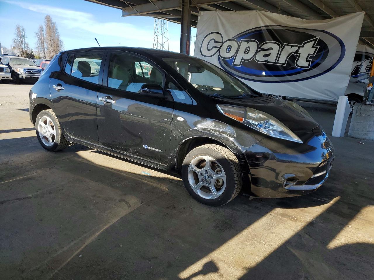 2011 Nissan Leaf Sv Черный vin: JN1AZ0CP2BT005143
