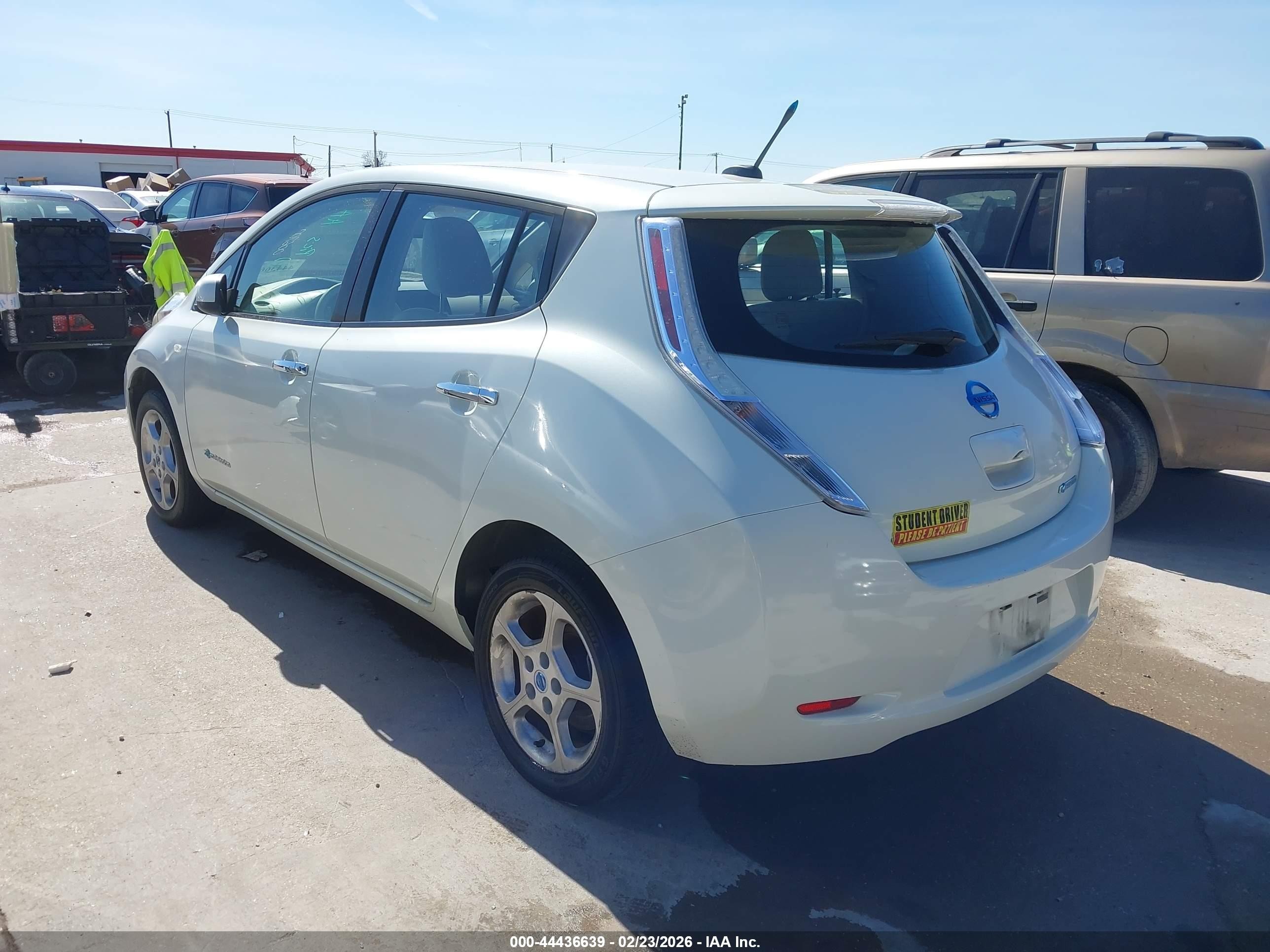 2011 Nissan Leaf Sl Champagne vin: JN1AZ0CP2BT006700