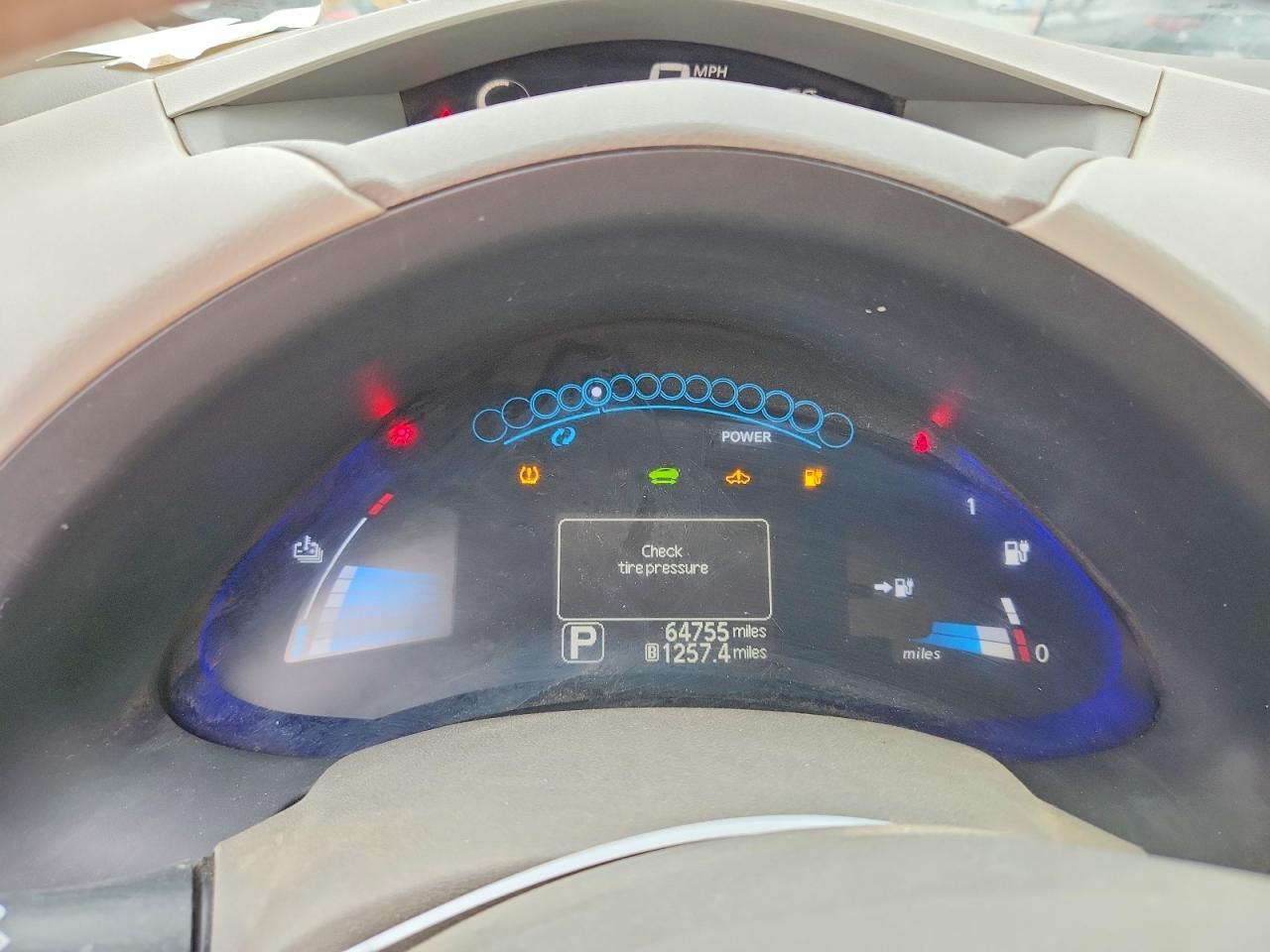 2011 Nissan Leaf Sv Silver vin: JN1AZ0CP2BT006759