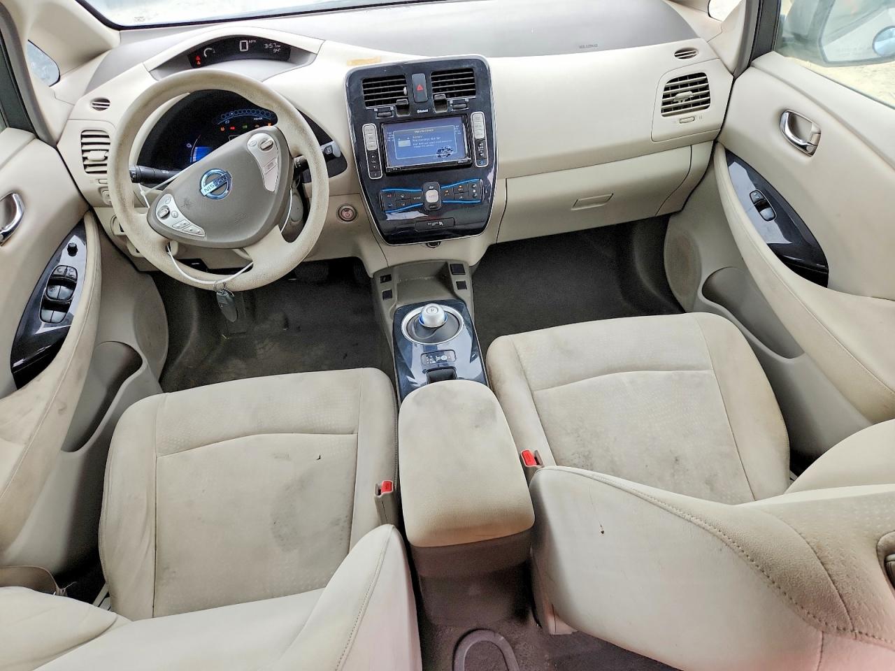 2011 Nissan Leaf Sv Silver vin: JN1AZ0CP2BT006759
