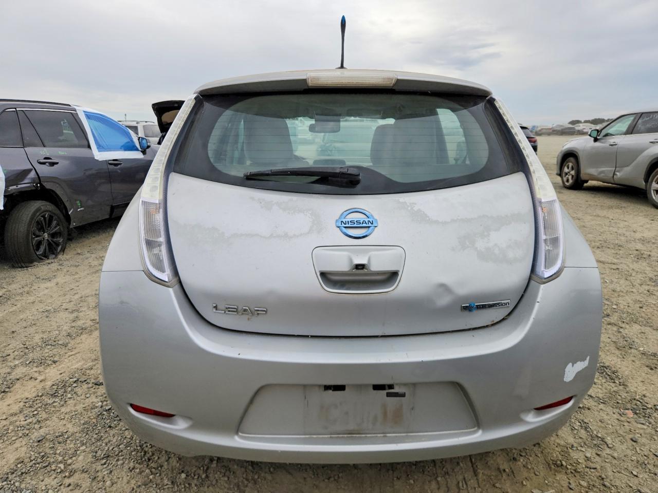 2011 Nissan Leaf Sv Silver vin: JN1AZ0CP2BT006759